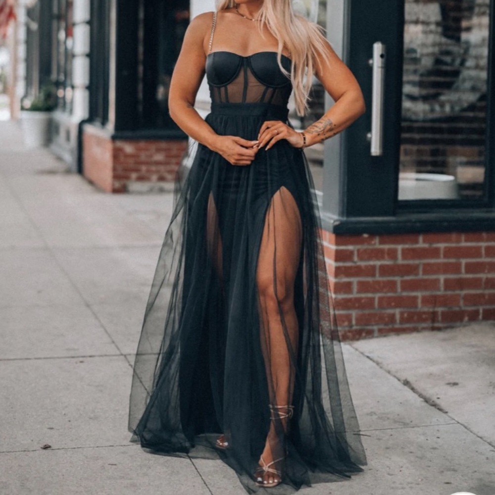 Black Tulle dress